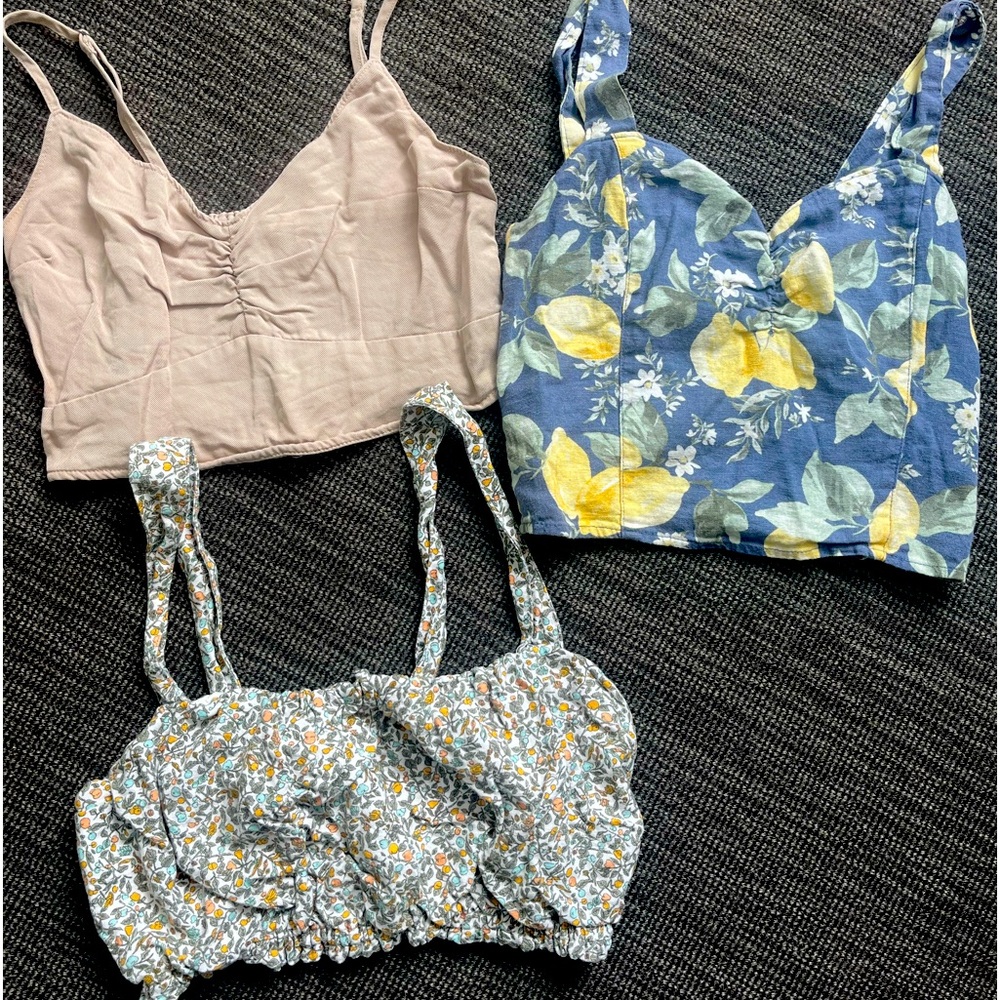 Abercrombie and Fitch Crop Tops- BUNDLE ✨